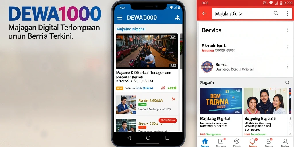 Tampilan antarmuka DEWA1000 yang menarik dan user-friendly.