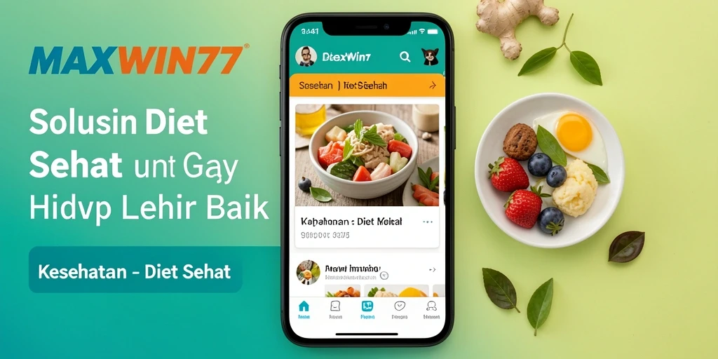 Antarmuka pengguna MAXWIN77 yang ramah dan mudah digunakan untuk diet sehat.